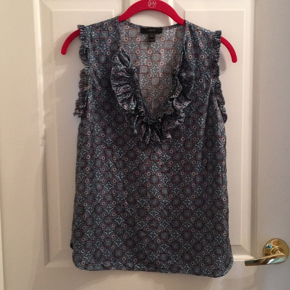 J. Crew sleeveless blouse